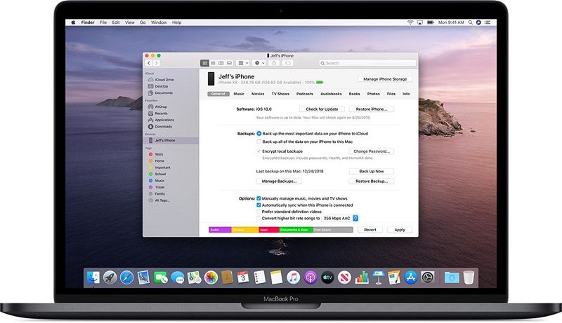 So können Sie iphone backup auf mac finden