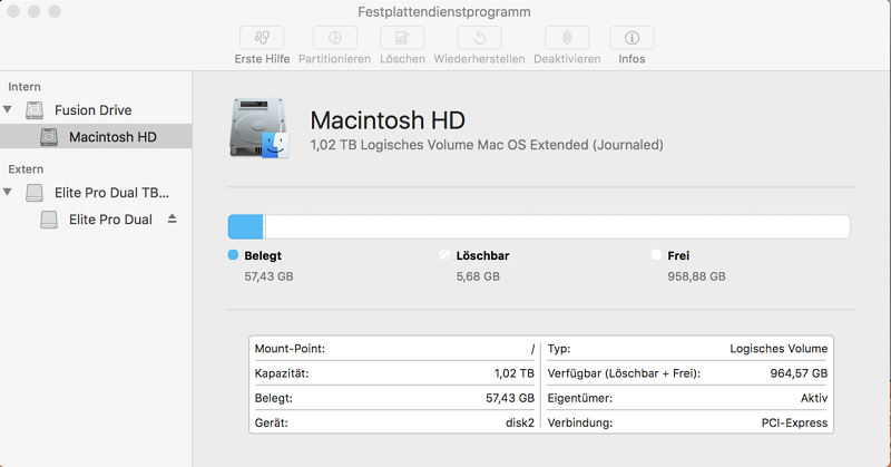 Mac Festplatte klonen