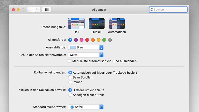 Mac Standardbrowser in den Systemeinstellungen festlegen