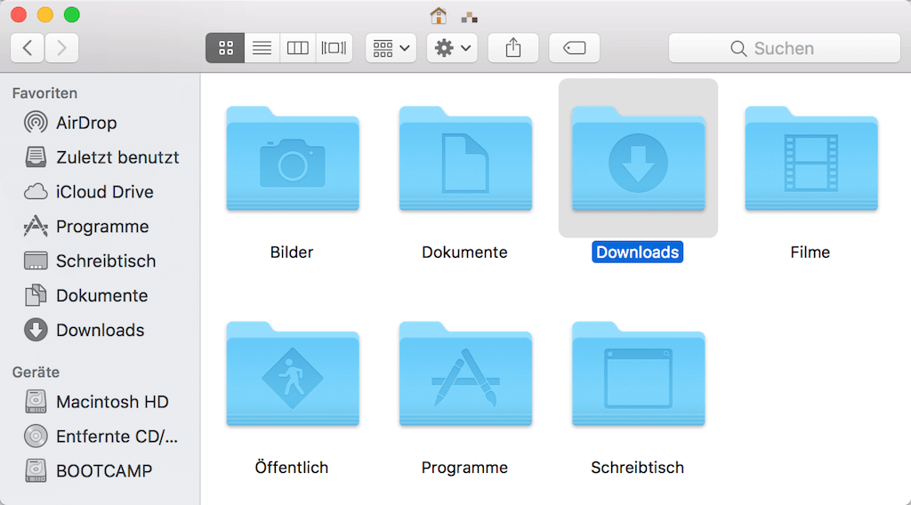 downloads löschen mac