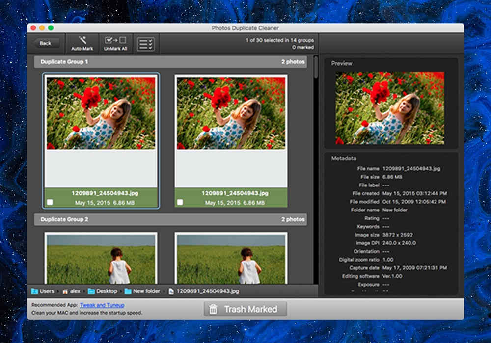 Mac Reiniger Photos Duplicate Cleaner