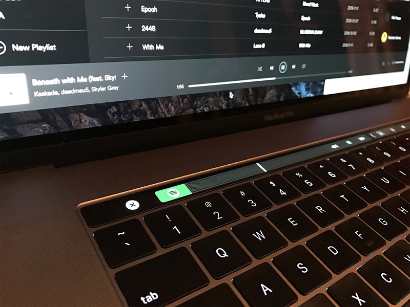 Spotify on MacBook