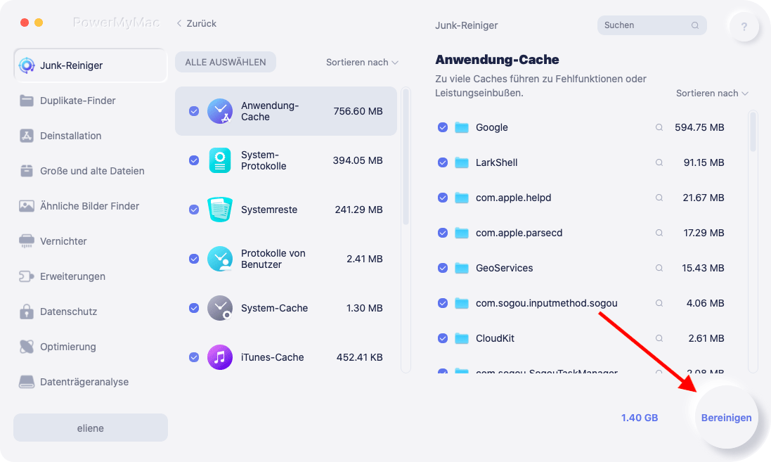 Löschen Sie die Systemprotokolldateien auf dem Mac