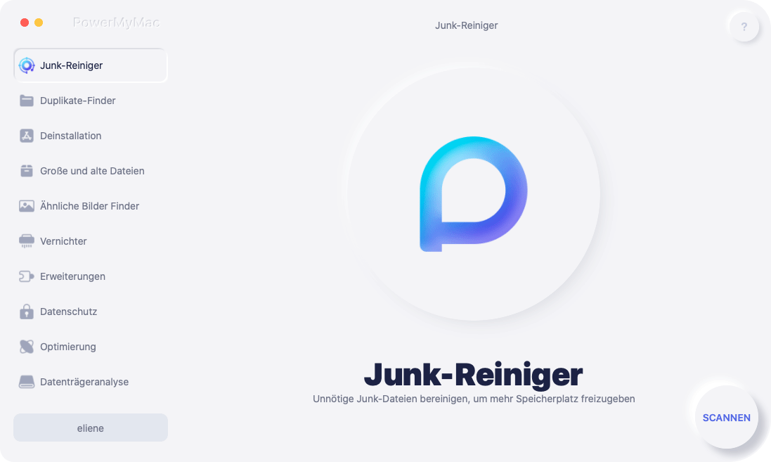 Junk-Reiniger von iMyMac PowerMyMac