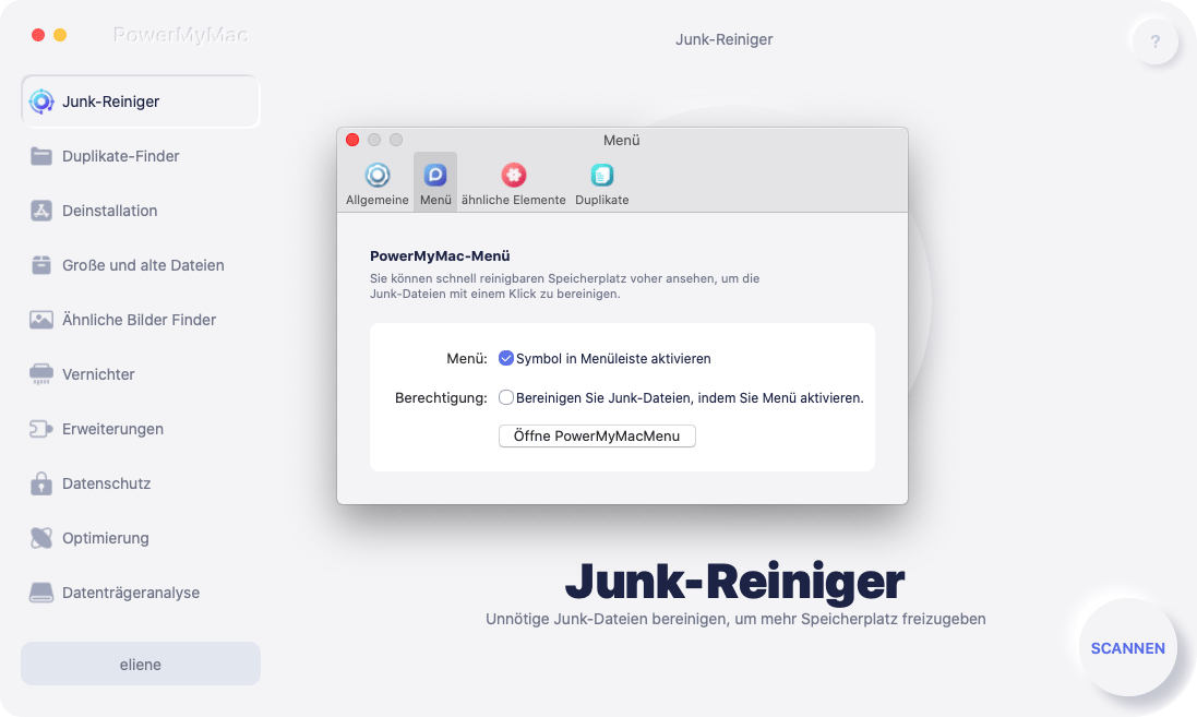 Verwenden Sie PowerMyMac, um den Mac zu bereinigen