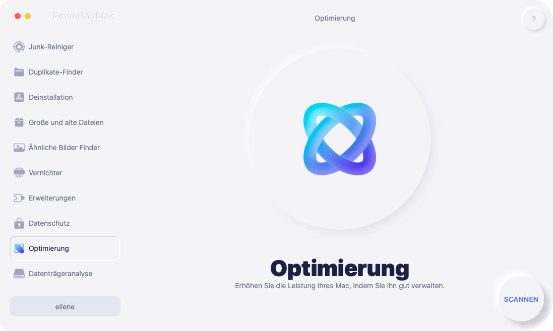 Funktionen von PowerMyMac