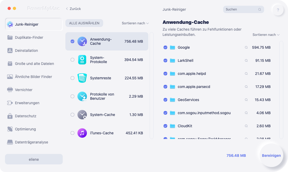 Sicheres Löschen des VS-Code-Cache auf dem Mac