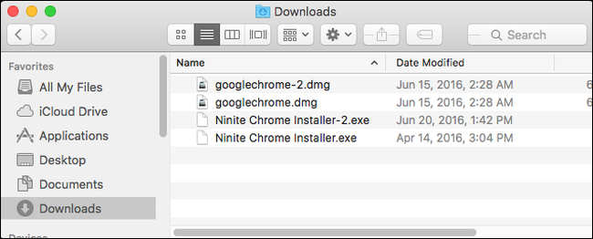 DMG-Dateien in Download-Ordnern gefunden