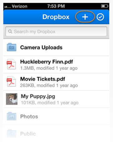 Übertragen Sie Videos mit Dropbox vom iPhone auf den Mac