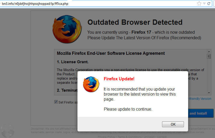 Aktualisieren Sie Ihren Firefox-Browser