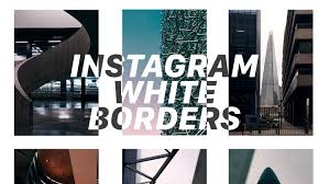 Fügen Sie weißer Rahmen Instagram hinzu