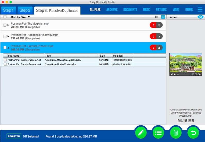 Nützlicher Duplicate Video Finder für Mac