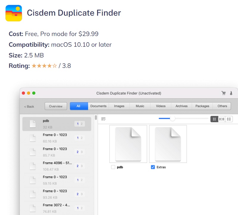 Erfahren Sie mehr über Cisdem Duplicate Finder