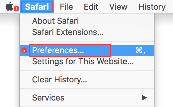Entfernen Sie Safari-Plugins und -Erweiterungen