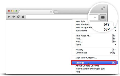 Entfernen Sie alle Suchmanager auf Mac Chrome