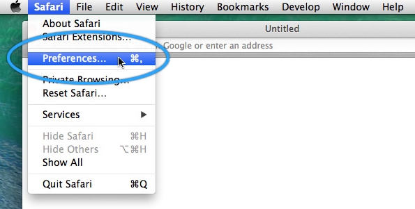 Entfernen Sie Wp20.ru-Viruserweiterungen in Safari