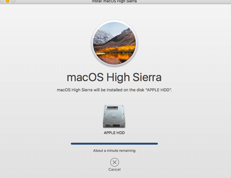 macOS hohe ierra