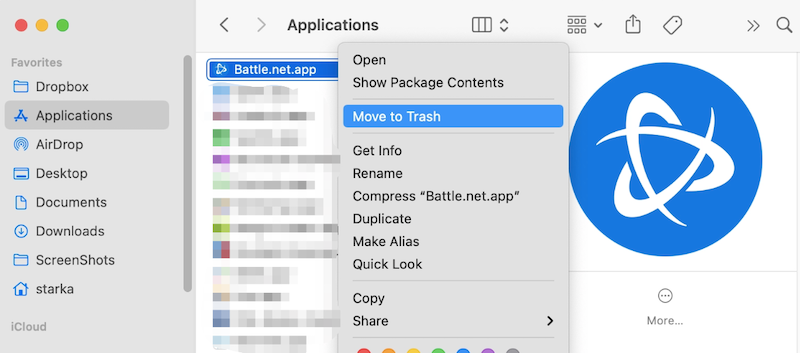 Schritte zum Löschen des Battle.net-Cache auf dem Mac