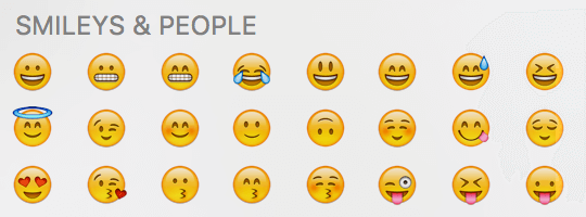Emojis einfügen