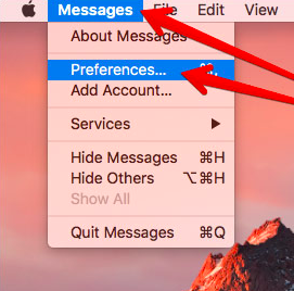 Löschen Sie den iMessage-Cache auf dem Mac über die Einstellungen