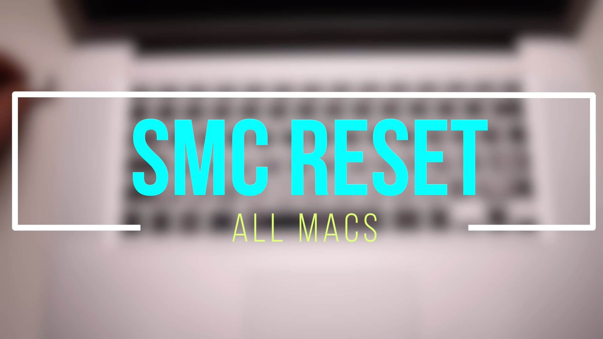 Setzen Sie Mac SMC zurück