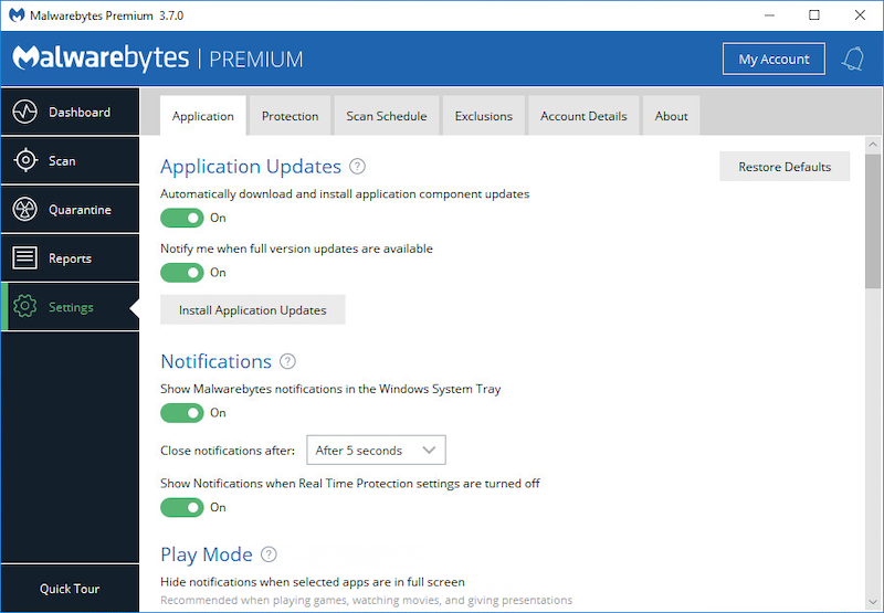 Schritte zum Löschen des Malwarebytes-Cache