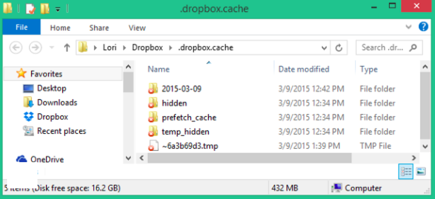 Löschen Sie den Dropbox-Cache unter Windows