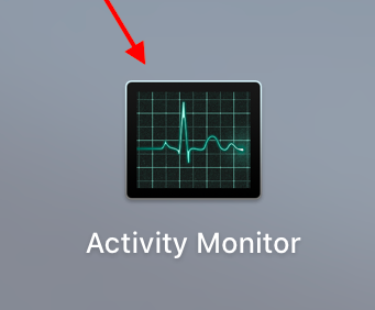 Öffnen Sie den Aktivitätsmonitor, um Transmission zu deinstallieren