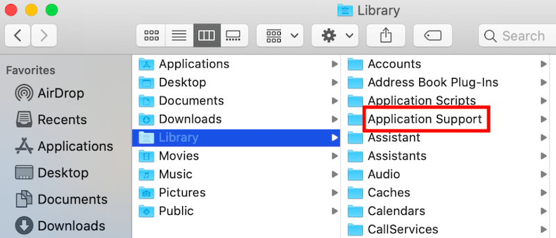Entfernen Sie Vallum-bezogene Dateien vom Mac