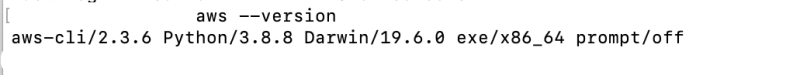 AWS-Versionsprüfung