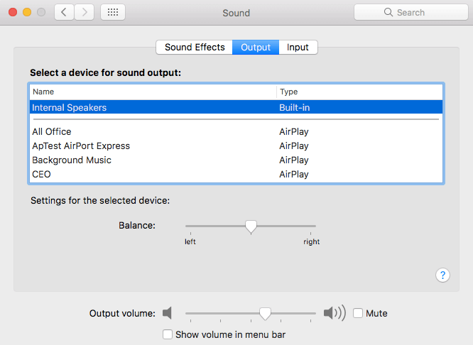 Soundeinstellungen überprüfen mac