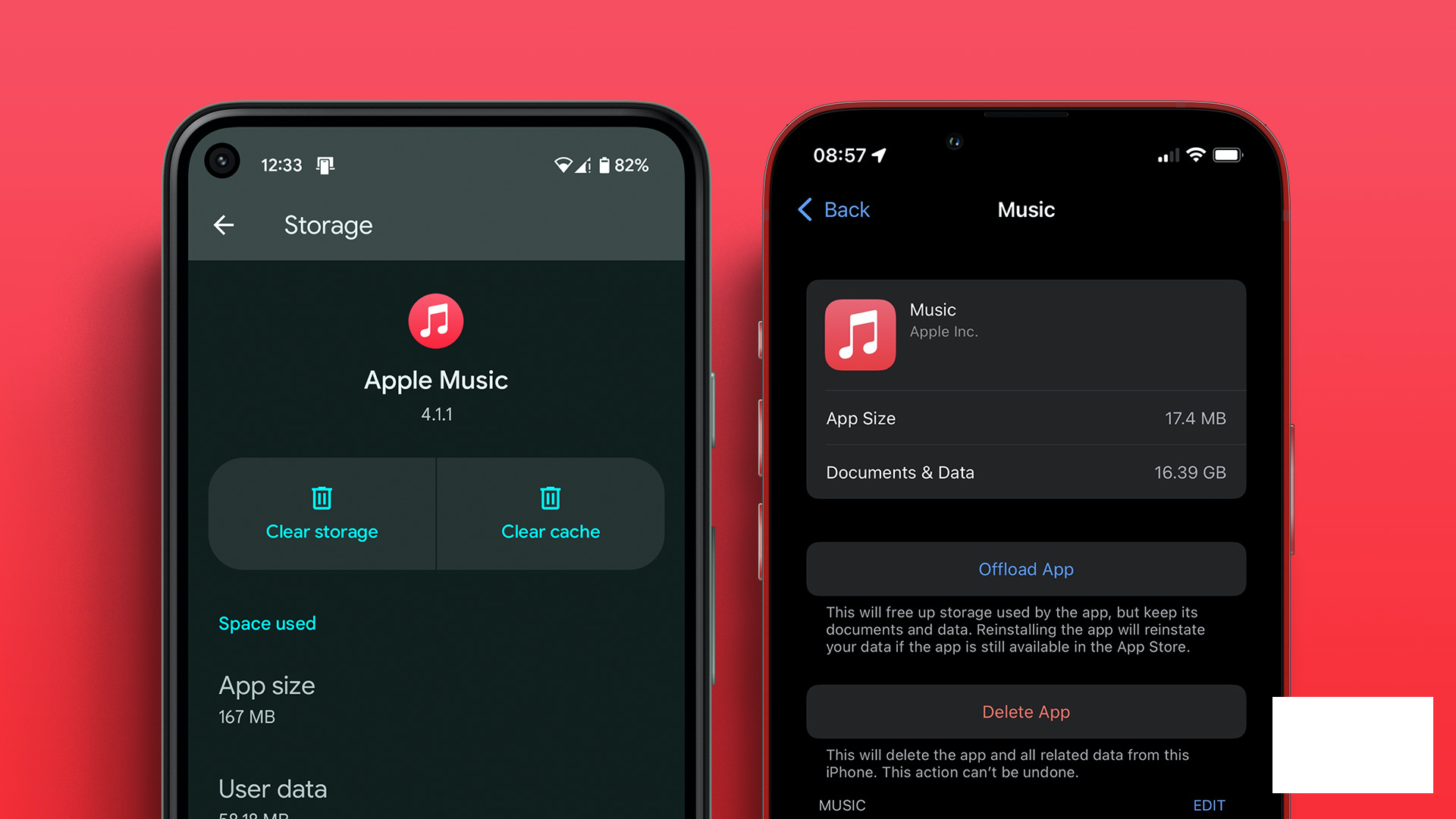 Leeren Sie den Apple Music Cache auf iPhones