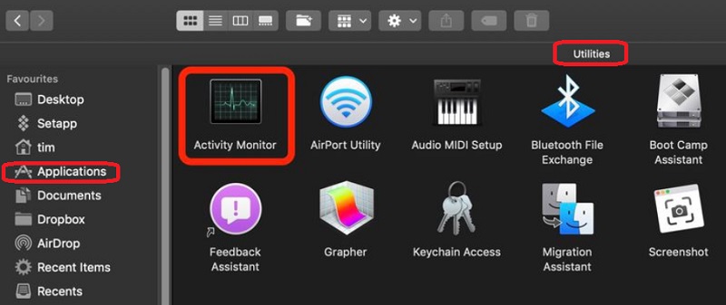 Beenden Sie Adobe Media Encoder auf dem Mac