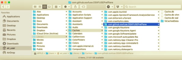 macFUSE manuell deinstallieren