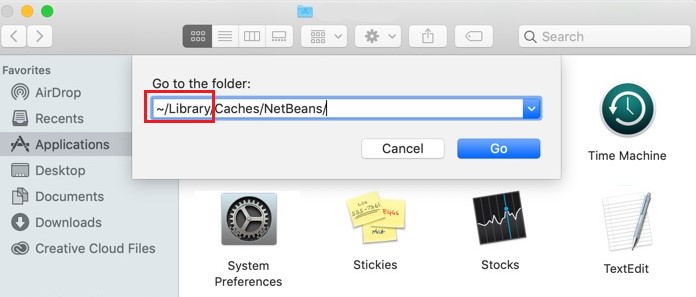 NetBeans-bezogene Dateien vom Mac entfernen
