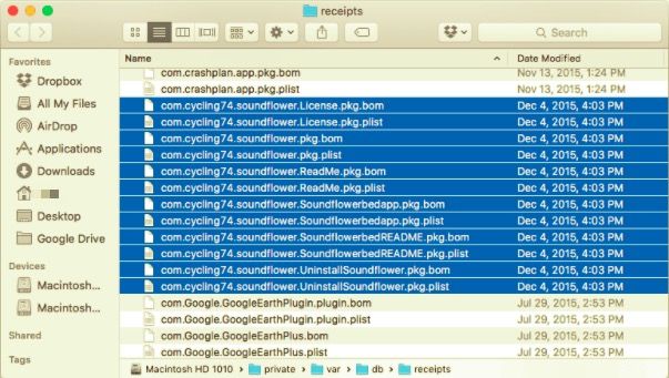 Deinstallieren Sie Soundflower auf dem Mac mit allen Komponenten