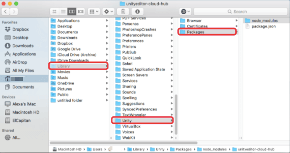 Deinstallieren Sie Unity auf dem Mac mit allen zugehörigen Dateien