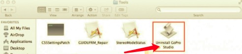 Deinstallieren Sie GoPro Studio auf dem Mac mit seinem Deinstallationsprogramm
