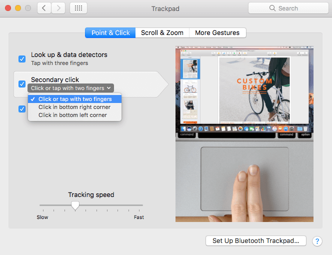 wie Sie mit der rechten Maustaste auf den Mac klicken