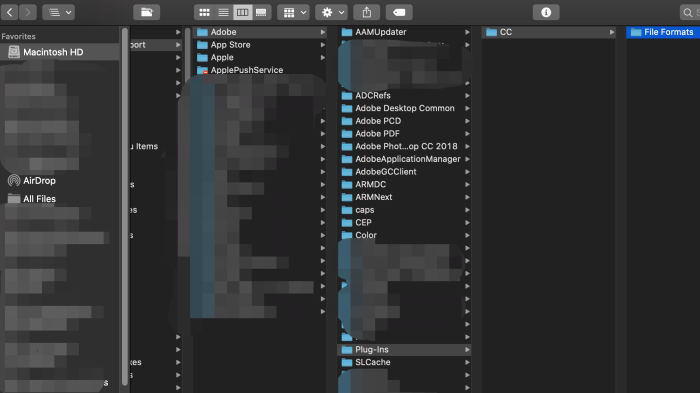 So deinstallieren Sie Camera Raw auf dem Mac manuell