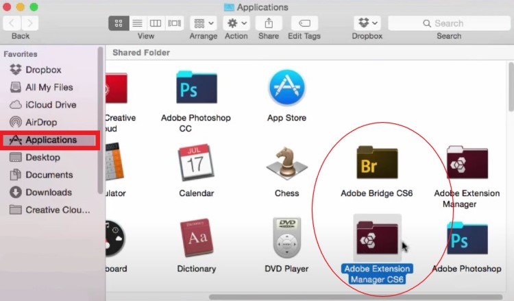 Deinstallieren Sie Adobe CS6 auf dem Mac manuell