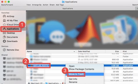 Deinstallieren Sie Dr. Unarchiver manuell auf dem Mac