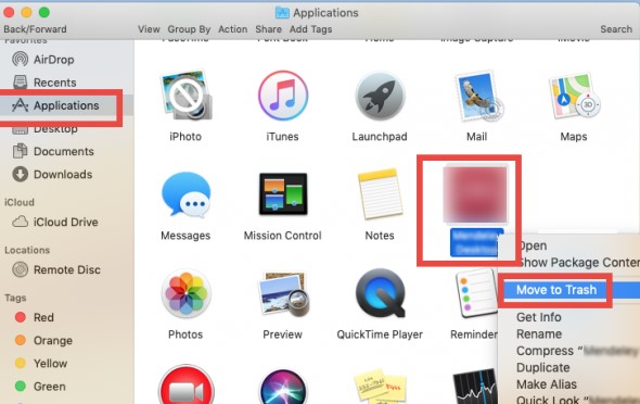 GTA auf dem Mac manuell deinstallieren