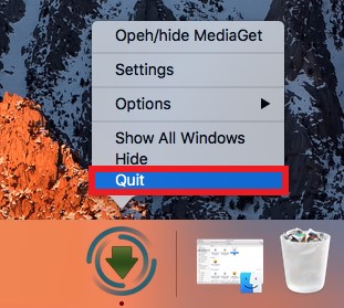 Deinstallieren Sie Mediaget manuell auf dem Mac