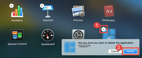 Deinstallieren Sie EasyFind über Launchpad