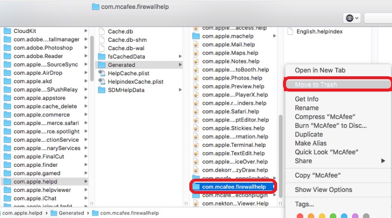 Deinstallieren Sie McAfee LiveSafe auf dem Mac manuell