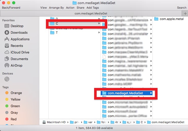 Deinstallieren Sie Mediaget auf dem Mac auf manuelle Weise