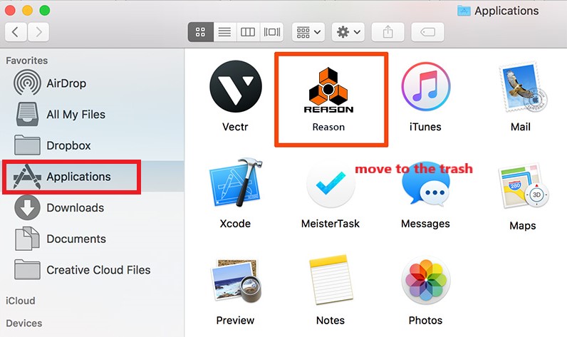 So deinstallieren Sie Reason auf einem Mac vollständig