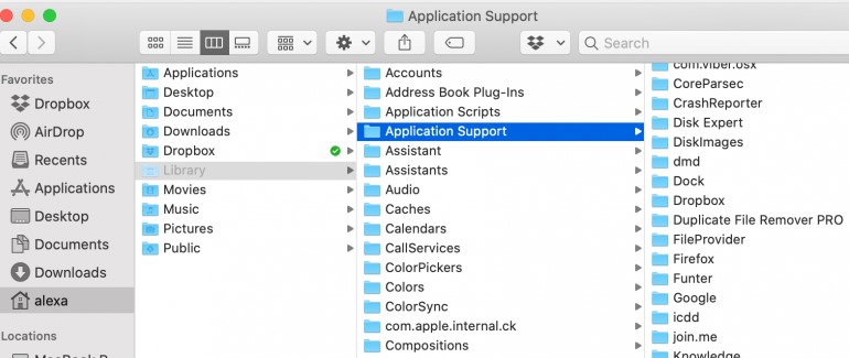 Deinstallieren Sie versteckte Apps auf dem Mac, indem Sie Dateien löschen
