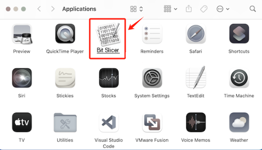 Deinstallieren Sie Bit Slicer von meinem Mac